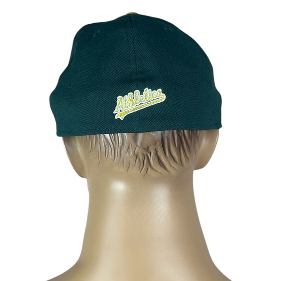 NEW New Era Genuine Merchandise 39 thirty Oakland A’s Fitted Team Hat M/L - Picture 3 of 4